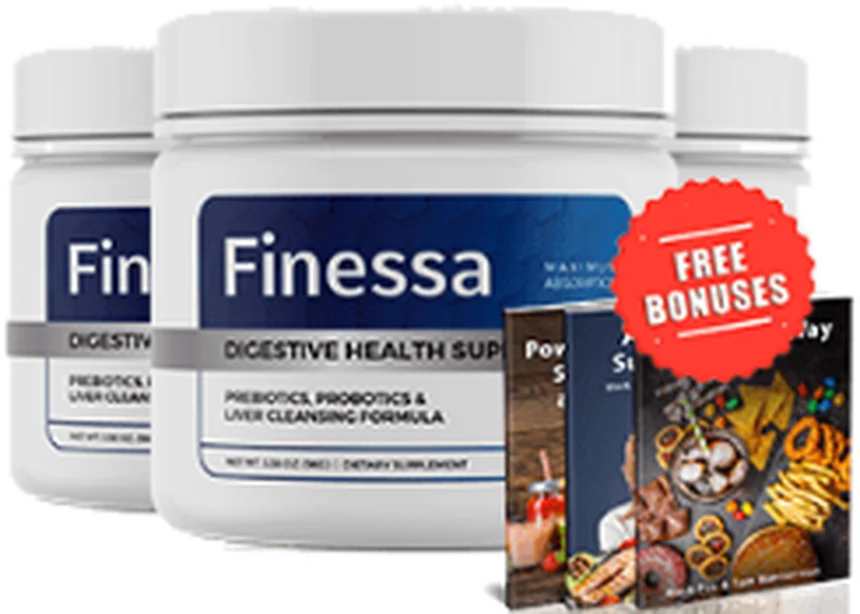 Three bottle package of Finessa with free bonuses